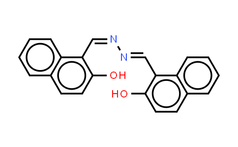 CAS No. 2387-03-3, 2-OHnaphthalene-1-carbaldehyde (2-OH-1-naphthyl)methylenehydrazone