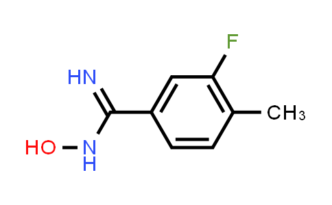CAS No. 238742-80-8, 3-Fluoro-N-hydroxy-4-methylbenzamidine