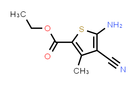CAS No. 23903-46-0, Ethyl 5-amino-4-cyano-3-methylthiophene-2-carboxylate