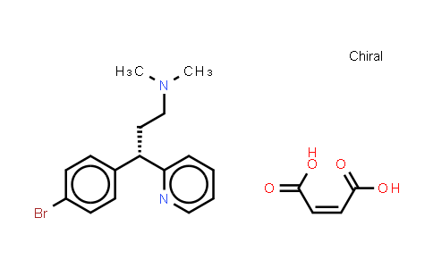 CAS No. 2391-03-9, Dexbrompheniramine (maleate)