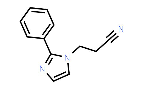 CAS No. 23996-12-5, 3-(2-Phenyl-1H-imidazol-1-yl)propanenitrile