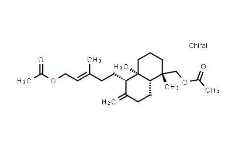 CAS No. 24022-13-7, Labda-8(20),13-diene-15,19-diol, diacetate, (E)-(+)-
