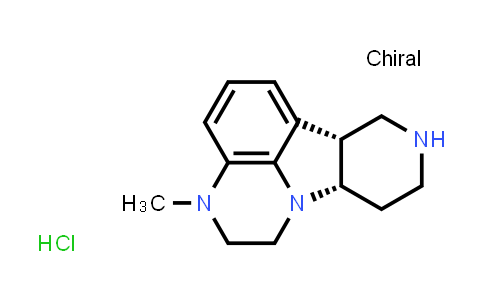 CAS No. 2402752-92-3, (6bR,10aS)-3-Methyl-2,3,6b,7,8,9,10,10a-octahydro-1H-pyrido[3',4':4,5]pyrrolo[1,2,3-de]quinoxaline hydrochloride