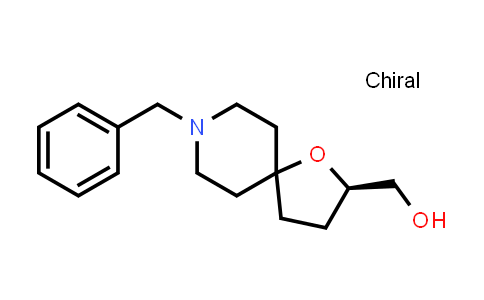 CAS No. 240401-03-0, 1-Oxa-8-azaspiro[4.5]decane-2-methanol, 8-(phenylmethyl)-, (2R)-