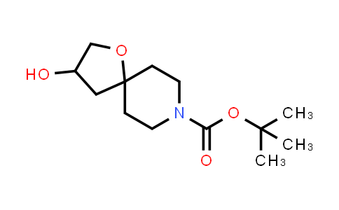 CAS No. 240401-09-6, tert-Butyl 3-hydroxy-1-oxa-8-azaspiro[4.5]decane-8-carboxylate