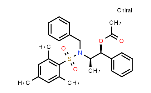 240423-53-4 | (1S,2R)-2-(N-Benzyl-2,4,6-trimethylphenylsulfonamido)-1-phenylpropyl acetate