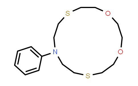 CAS No. 240797-81-3, 10-Phenyl-1,4-dioxa-7,13-dithia-10-azacyclopentadecane