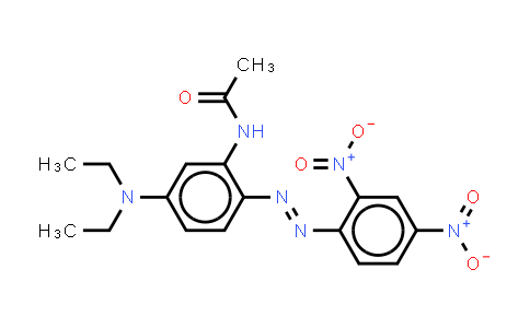 CAS No. 24112-48-9, N-5-(Diethylamino)-2-(2,4-dinitrophenyl)azophenylacetamide