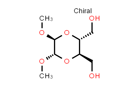 CAS No. 241811-66-5, ((2R,3R,5S,6S)-5,6-Dimethoxy-1,4-dioxane-2,3-diyl)dimethanol