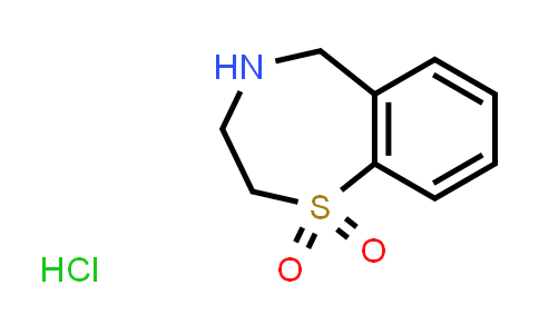CAS No. 24187-83-5, 2,3,4,5-Tetrahydrobenzo[f][1,4]thiazepine 1,1-dioxide hydrochloride