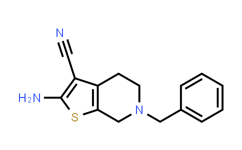 CAS No. 24237-37-4, 2-Amino-6-benzyl-4,5,6,7-tetrahydrothieno[2,3-c]pyridine-3-carbonitrile