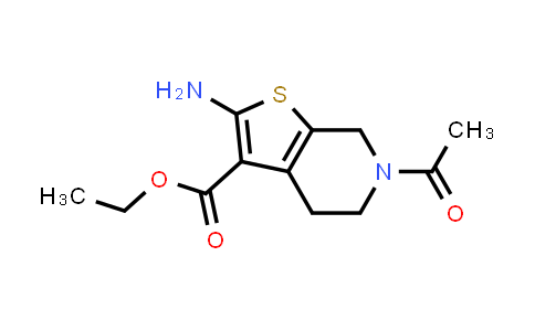 CAS No. 24237-43-2, 6-Acetyl-2-amino-4,5,6,7-tetrahydro-thieno[2,3-c]pyridine-3-carboxylic acid ethyl ester