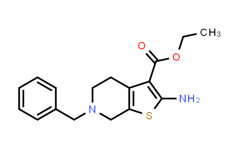 CAS No. 24237-54-5, Ethyl 2-amino-6-benzyl-4,5,6,7-tetrahydrothieno[2,3-c]pyridine-3-carboxylate
