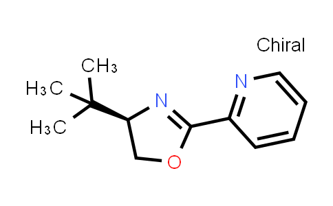 CAS No. 242482-28-6, 2-[(4R)-4-tert-Butyl-4,5-dihydro-2-oxazolyl]pyridine