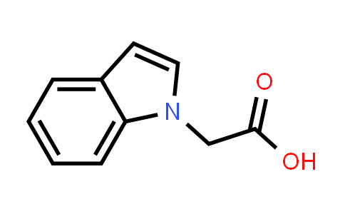 CAS No. 24297-59-4, 2-(1H-Indol-1-yl)acetic acid