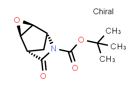 CAS No. 244057-70-3, tert-Butyl (1S,2R,4S,5R)-7-oxo-3-oxa-6-azatricyclo[3.2.1.02,4]octane-6-carboxylate