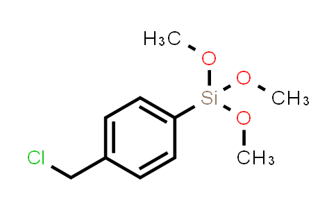 CAS No. 24413-04-5, p-(Trimethoxysilyl)benzyl chloride