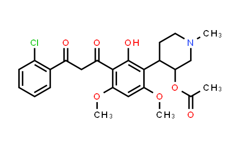 CAS No. 244136-25-2, 4-(3-(3-(2-Chlorophenyl)-3-oxopropanoyl)-2-hydroxy-4,6-dimethoxyphenyl)-1-methylpiperidin-3-yl acetate