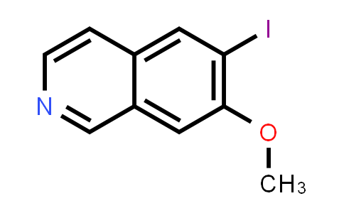 CAS No. 244257-63-4, 6-Iodo-7-methoxyisoquinoline