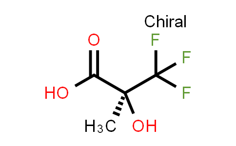 CAS No. 24435-45-8, (S)-3,3,3-Trifluoro-2-hydroxy-2-methylpropanoic acid