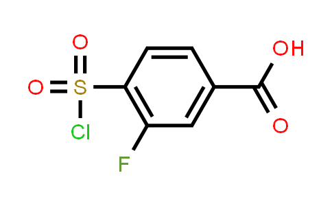 CAS No. 244606-33-5, 4-(Chlorosulfonyl)-3-fluorobenzoic acid