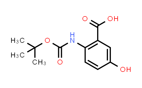 CAS No. 244765-00-2, 2-((Tert-butoxycarbonyl)amino)-5-hydroxybenzoic acid