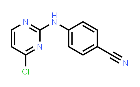 CAS No. 244768-32-9, Benzonitrile, 4-[(4-chloro-2-pyrimidinyl)amino]-