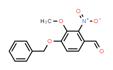 CAS No. 2450-27-3, 3-Methoxy-2-nitro-4-(phenylmethoxy)benzaldehyde