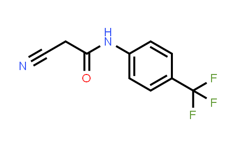 CAS No. 24522-30-3, 2-Cyano-N-[4-(trifluoromethyl)phenyl]acetamide