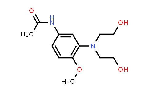 CAS No. 24530-67-4, N-(3-(Bis(2-hydroxyethyl)amino)-4-methoxyphenyl)acetamide