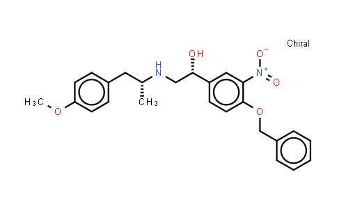 CAS No. 245759-61-9, 1R)-1-[4-(benzyloxy)-3-nitrophenyl]-2-{[(2R)-1-(4-methoxyphenyl)propan-2-yl]amino}ethanol