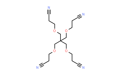CAS No. 2465-91-0, Tetra(cyanoethoxymethyl) methane