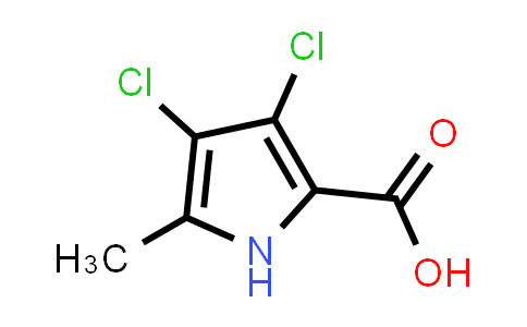 CAS No. 24691-30-3, 3,4-Dichloro-5-methyl-1H-pyrrole-2-carboxylic acid