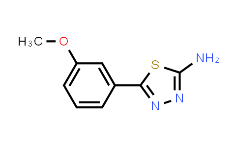 CAS No. 247109-15-5, 5-(3-methoxyphenyl)-1,3,4-thiadiazol-2-amine
