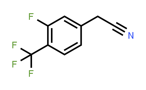 CAS No. 247113-90-2, 2-(3-Fluoro-4-(trifluoromethyl)phenyl)acetonitrile