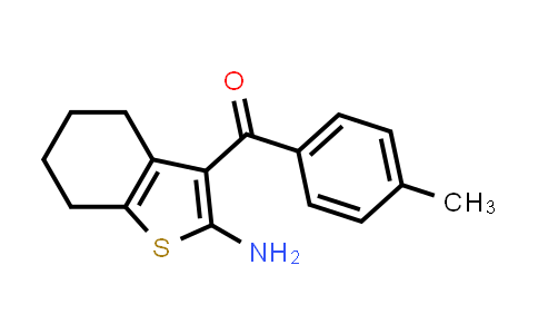 CAS No. 247206-89-9, Methanone, (2-amino-4,5,6,7-tetrahydrobenzo[b]thien-3-yl)(4-methylphenyl)-