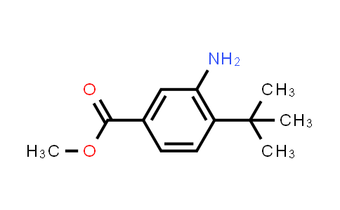 CAS No. 24812-91-7, Methyl 3-amino-4-(tert-butyl)benzoate