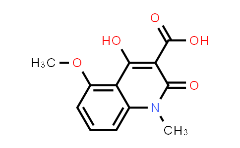 CAS No. 248282-18-0, 4-Hydroxy-5-methoxy-1-methyl-2-oxo-1,2-dihydroquinoline-3-carboxylic acid
