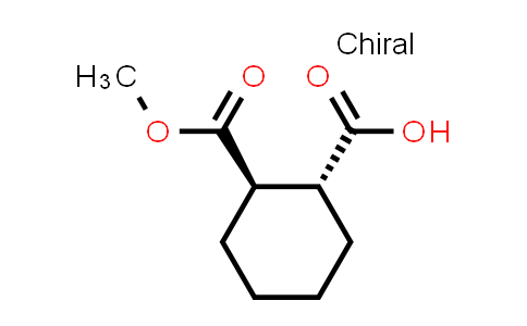 CAS No. 2484-60-8, rel-(1R,2R)-2-(Methoxycarbonyl)cyclohexane-1-carboxylic acid
