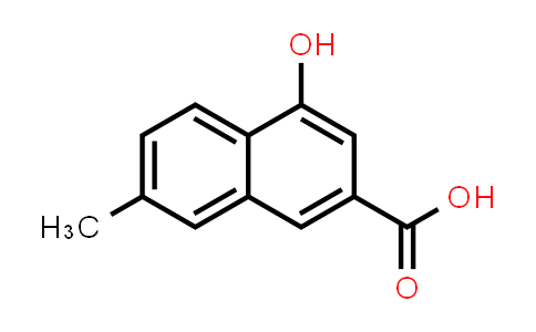 CAS No. 24894-73-3, 2-Naphthalenecarboxylic acid, 4-hydroxy-7-methyl-