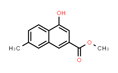 CAS No. 24894-74-4, 2-Naphthalenecarboxylic acid, 4-hydroxy-7-methyl-, methyl ester