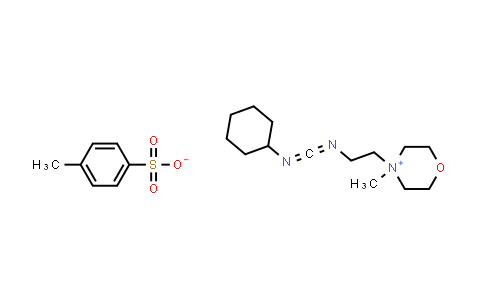 CAS No. 2491-17-0, 4-(2-(((Cyclohexylimino)methylene)amino)ethyl)-4-methylmorpholin-4-ium 4-methylbenzenesulfonate