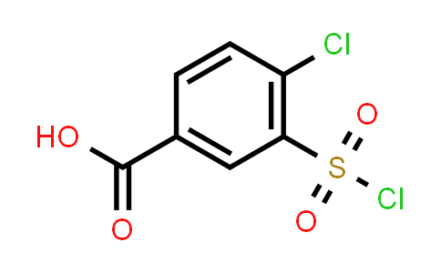 CAS No. 2494-79-3, 4-Chloro-3-(chlorosulfonyl)benzoic acid