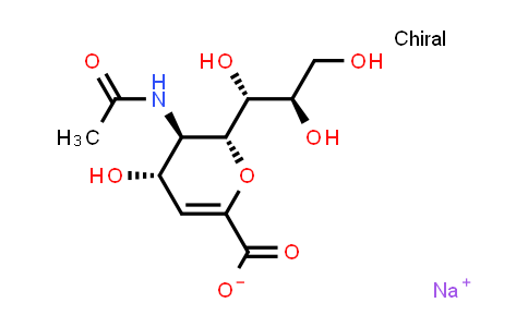 CAS No. 24967-27-9, N-​Acetyl-​2,​3-​dehydro-​2-​deoxyneuraminic acid