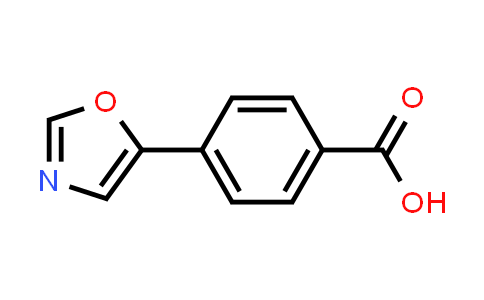 CAS No. 250161-45-6, 4-(Oxazol-5-yl)benzoic acid
