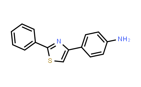 CAS No. 25021-48-1, 4-(2-Phenyl-thiazol-4-yl)-phenylamine