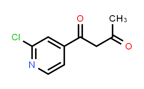 CAS No. 250263-37-7, 1-(2-chloropyridin-4-yl)butane-1,3-dione