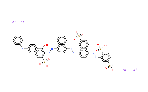 CAS No. 2503-73-3, TetraNa 2-4-4-1-OH-6-(phenylamino)-3-sulphonato-2-naphthylazo-1-naphthylazo-6-sulphonato-1-naphthylazobenzene-1,4-disulp honate
