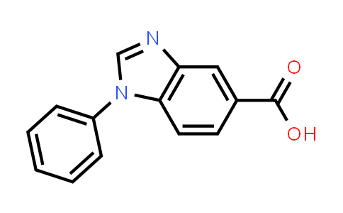 CAS No. 250691-98-6, 1-Phenyl-1H-benzoimidazole-5-carboxylic acid