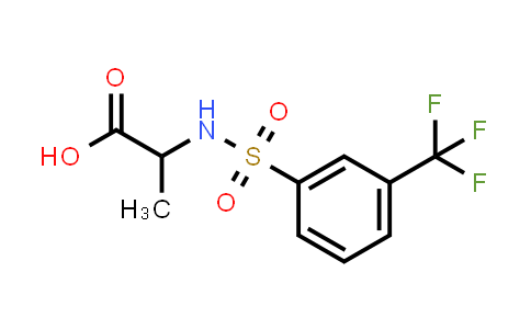 CAS No. 250714-51-3, 2-[3-(Trifluoromethyl)benzenesulfonamido]propanoic acid